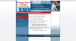 Desktop Screenshot of financial-sales-training.com